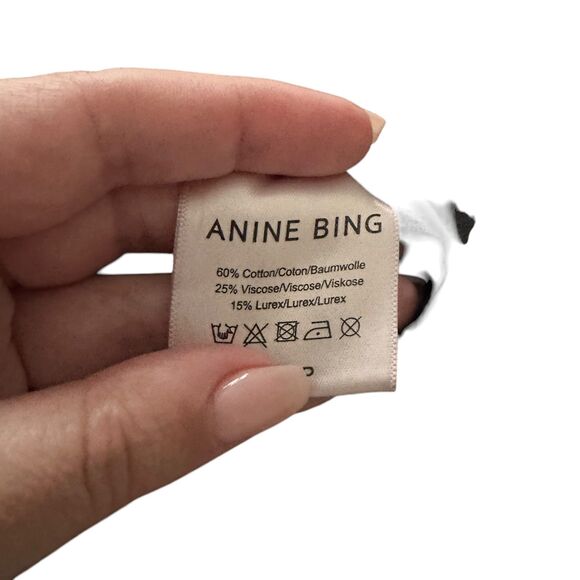 ANINE BING Brocade Jacquard Gold Metallic Mini Dress XS - Picture 7 of 7